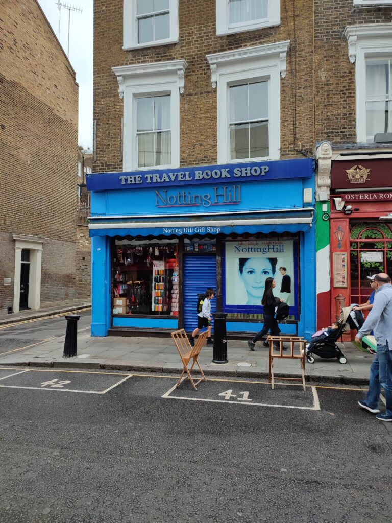 De boekenwinkel uit de film Notting Hill