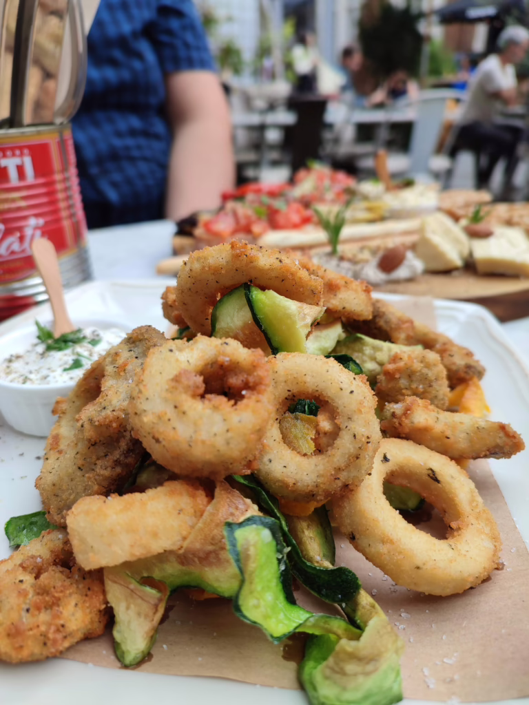 Vegan Italiaans eten bij restaurant Spritz